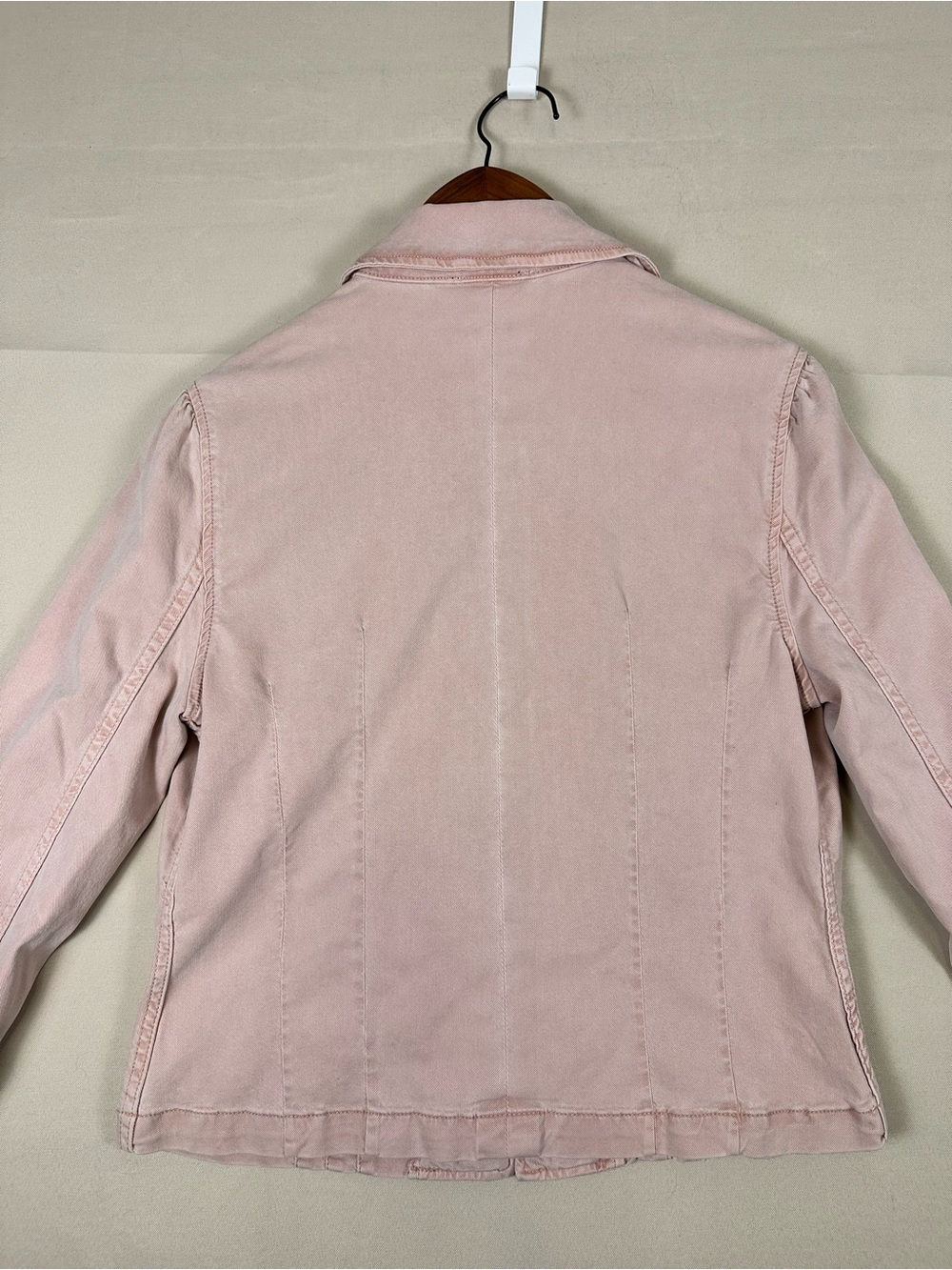 PAIGE Pacey Jacket in Vintage Pink Utility Cargo Crop - Size M Medium - Picture 5 of 8